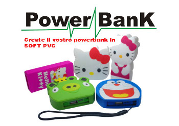 POWER BANK CON FORMA PERSONALIZZATA